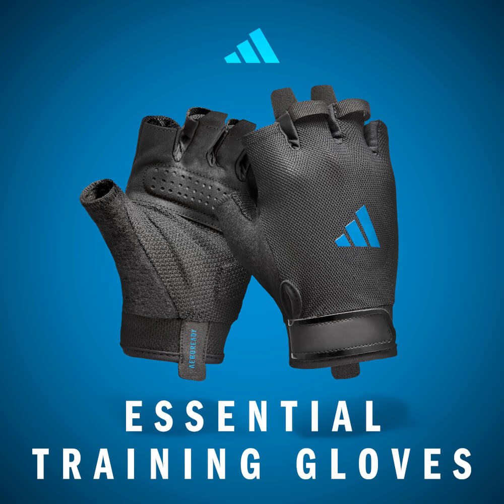 ถุงมือ Essential Training ADIDAS ADGB-15000BL สีน้ำเงิน ไซส์ XS